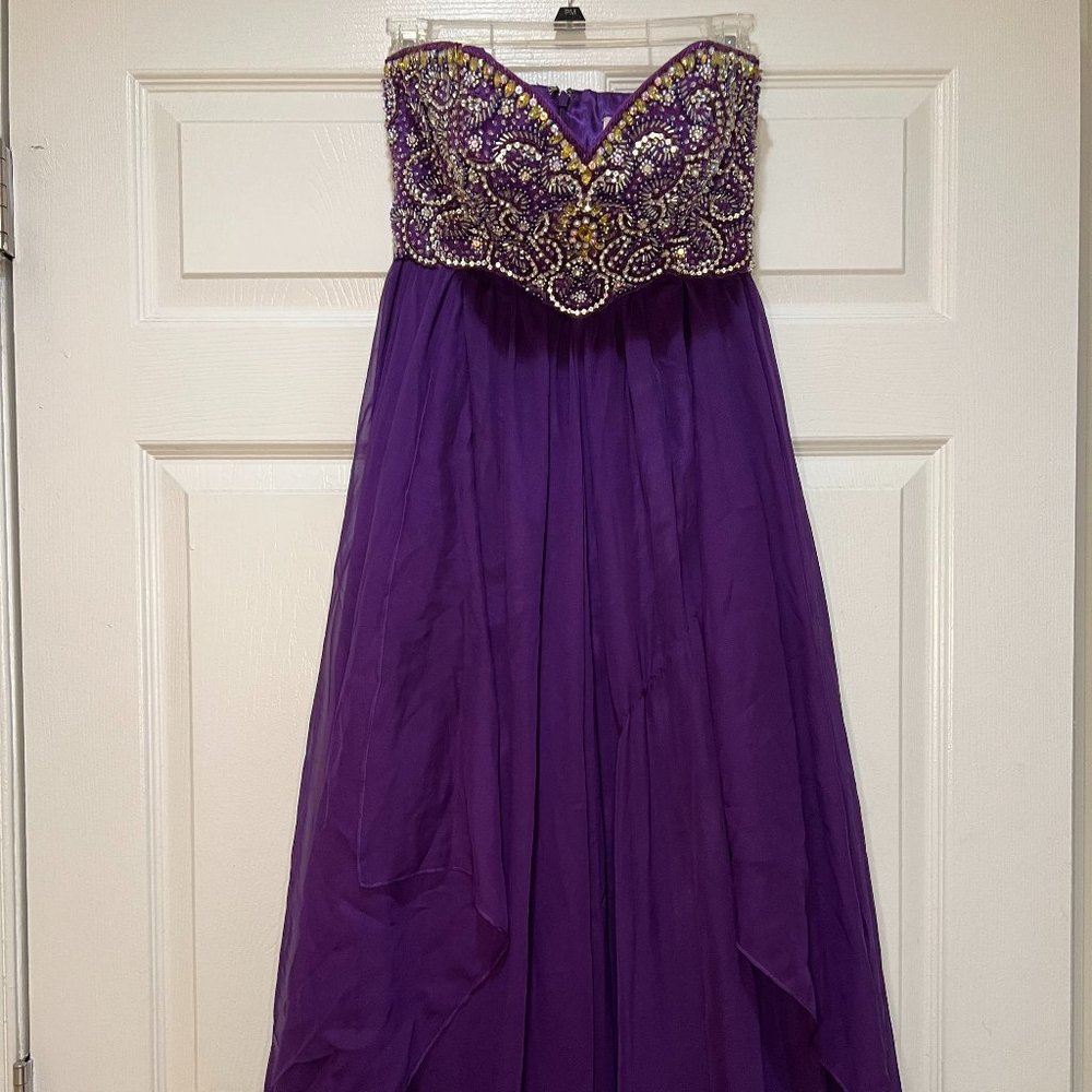 Sherri Hill Purple Gown